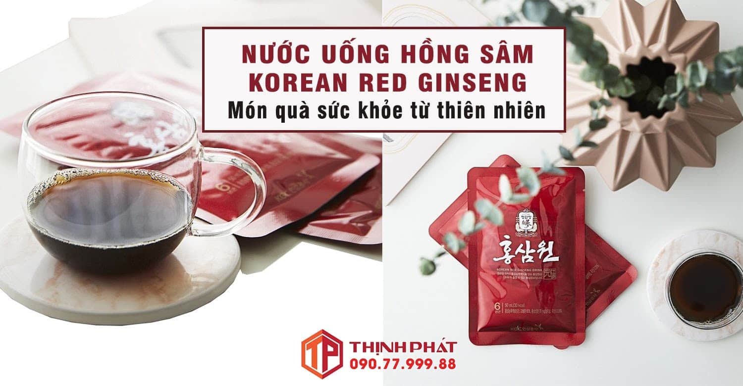 Nước uống hồng sâm Hàn Quốc Korean Red Ginseng