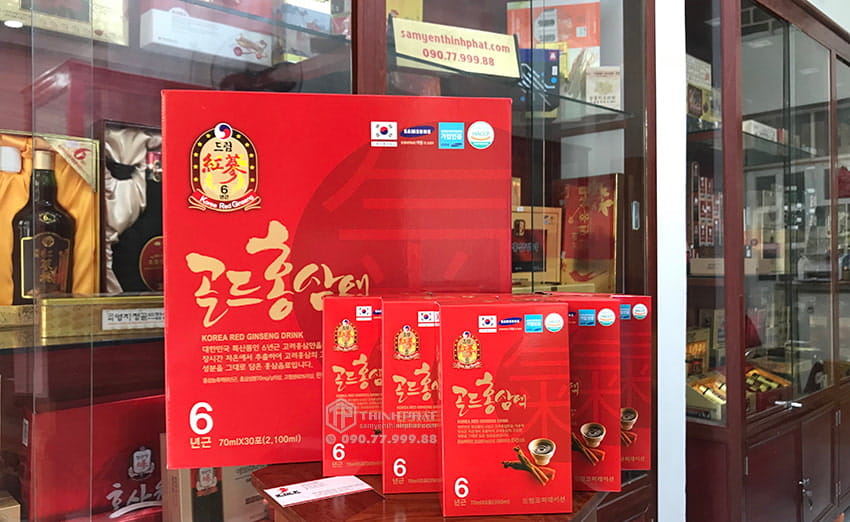 Nước Hồng Sâm 6 Năm Korea Red Ginseng Drink Sobek chính hãng Hàn Quốc