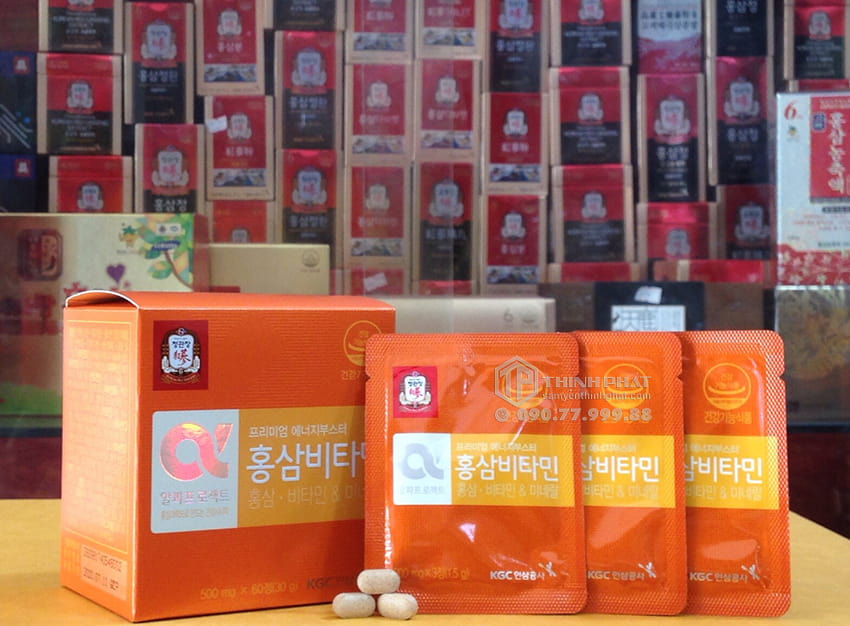 Viên cao hồng sâm Hàn Quốc cao cấp KGC Cheong Kwan Jang vitamin e hộp 120 viên