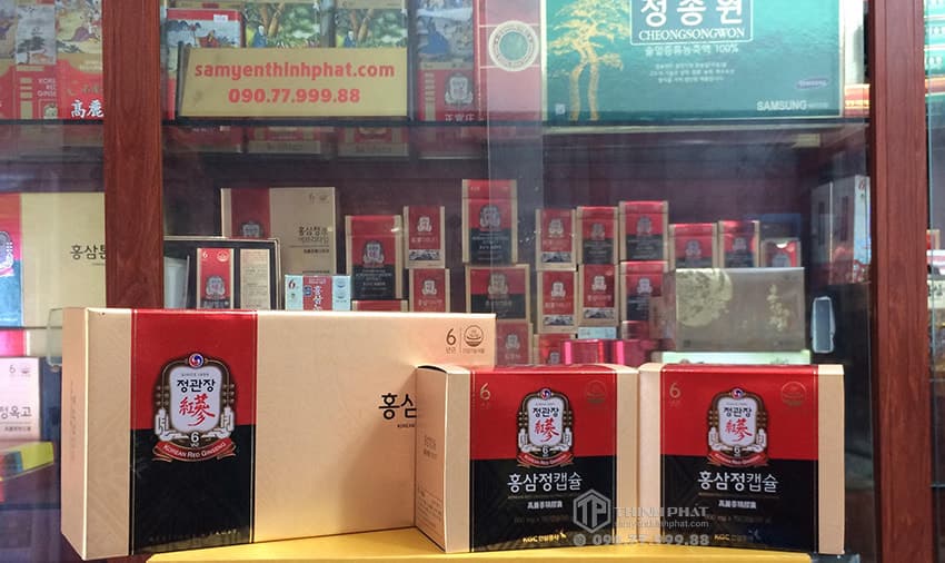 Viên hồng sâm cao cấp KGC hộp 2 lọ chính hãng Hàn Quốc