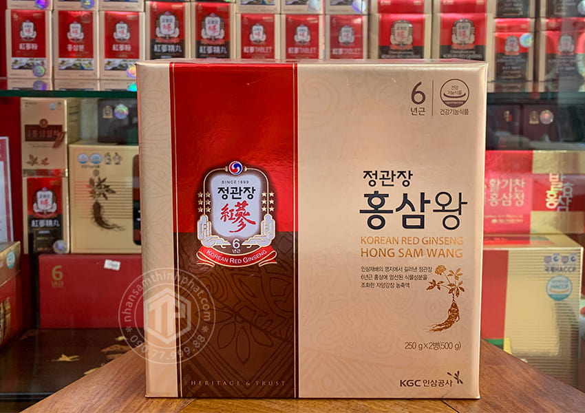Cao hồng sâm Chính phủ Hàn Quốc cao cấp KGC Cheong Kwan Jang hộp 2 lọ 250g
