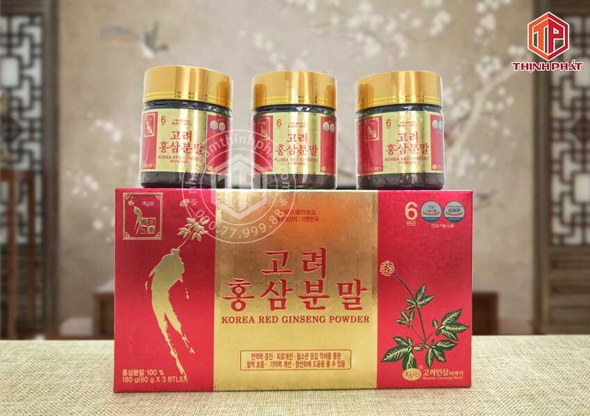 Bột hồng sâm cao cấp KGS Hàn Quốc hộp 180g