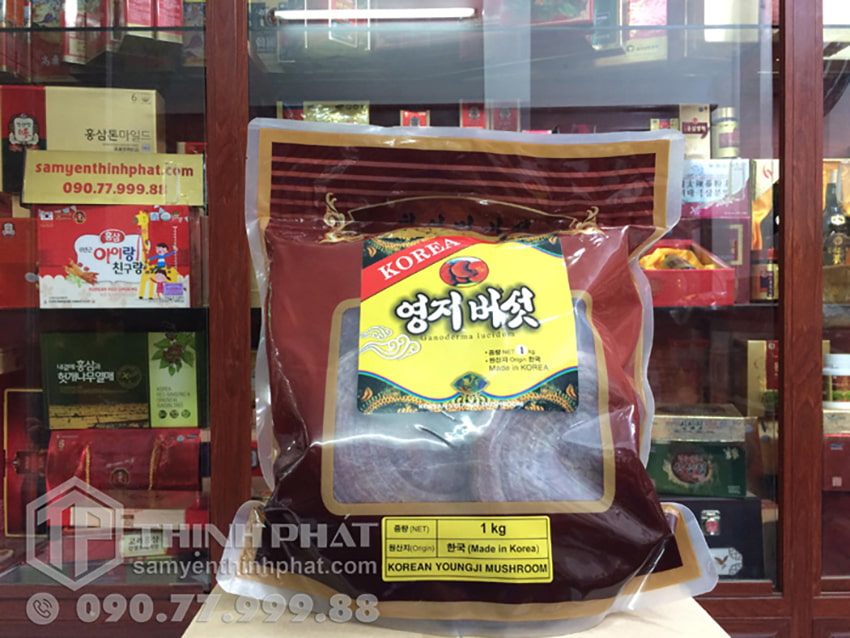 Nấm linh chi đỏ thiên nhiên Hàn Quốc