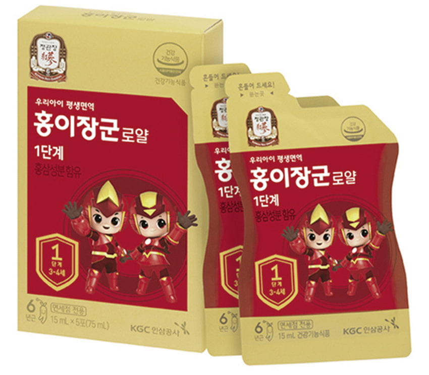 Nước hồng sâm Baby cho trẻ em cao cấp Sâm Chính phủ KGC Cheong Kwan Jang hộp 30 gói x 15ml