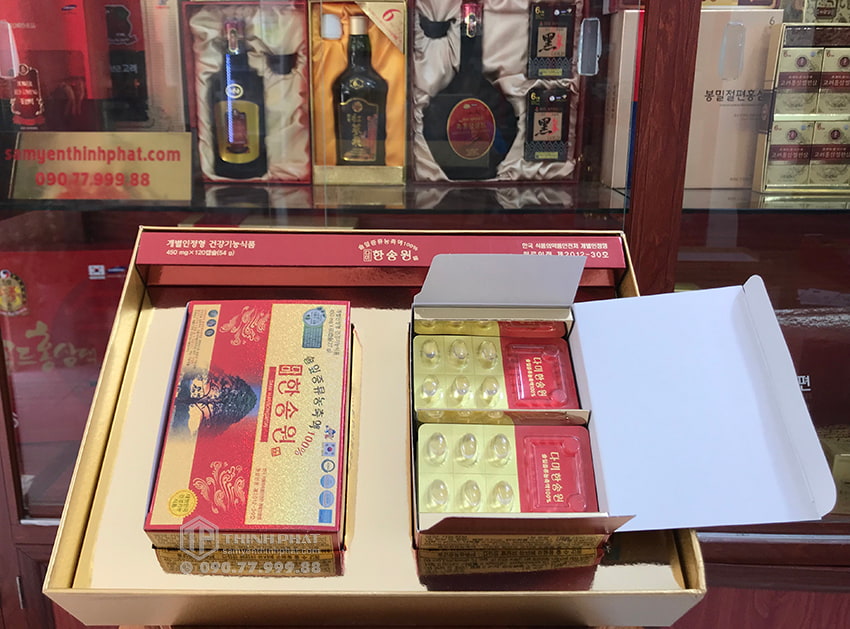 Viên tinh dầu thông đỏ Chính phủ Hàn Quốc Dami Hansongwong cao cấp 120 viên
